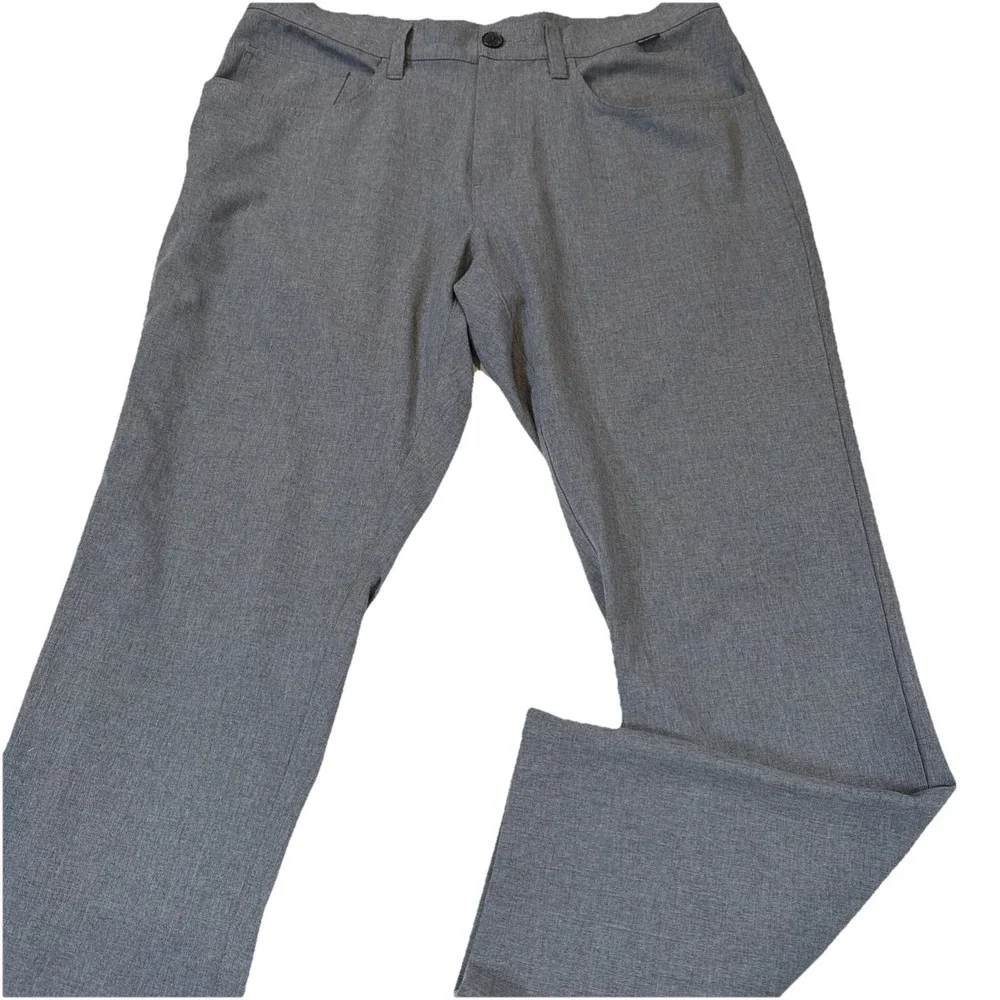 Travis Mathew Golf Pants Men 32x29 Gray Performance‎ Stretch Straight Fit Casual